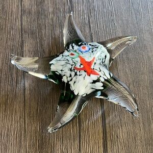 Murano Glass Starfish Paperweight